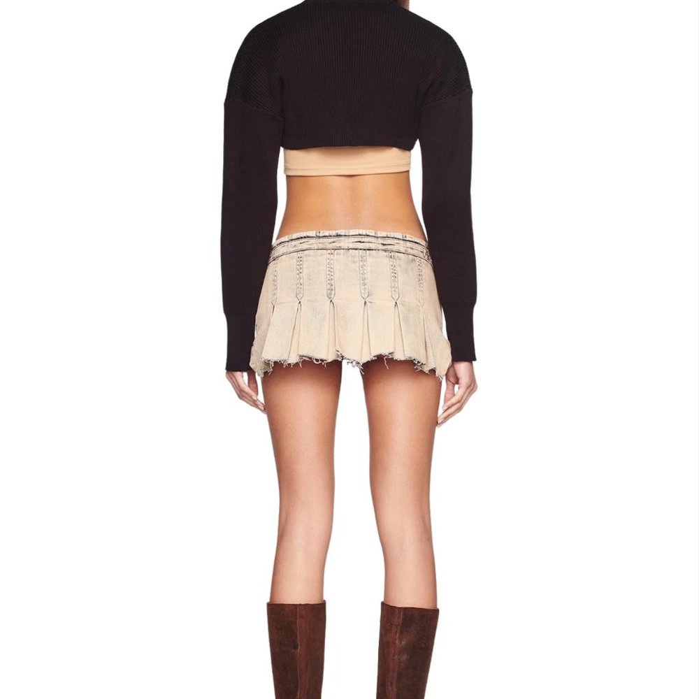 I.am.Gia Brown Anine bolero / shrug sweater - small